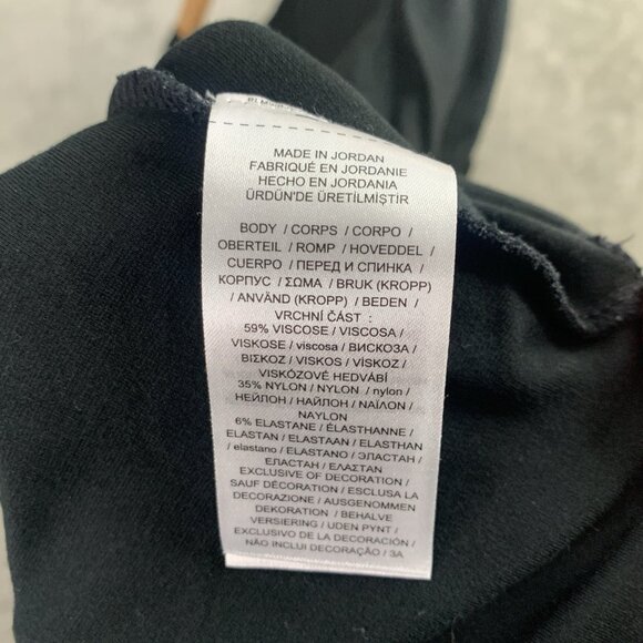 Lauren Ralph Lauren Black Label Shirt Womens Large Viscose Blend Short Sleeve - Picture 6 of 9